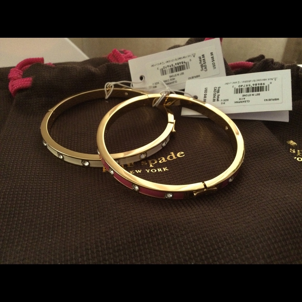 Kate Spade **JUST REDUCED**Bracelets w/dust bags BUNDLE